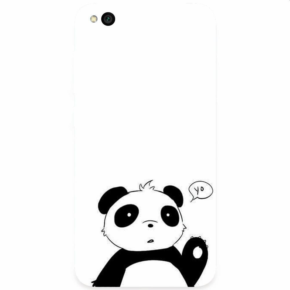 Husa silicon pentru Xiaomi Redmi Go, Panda Cellphone
