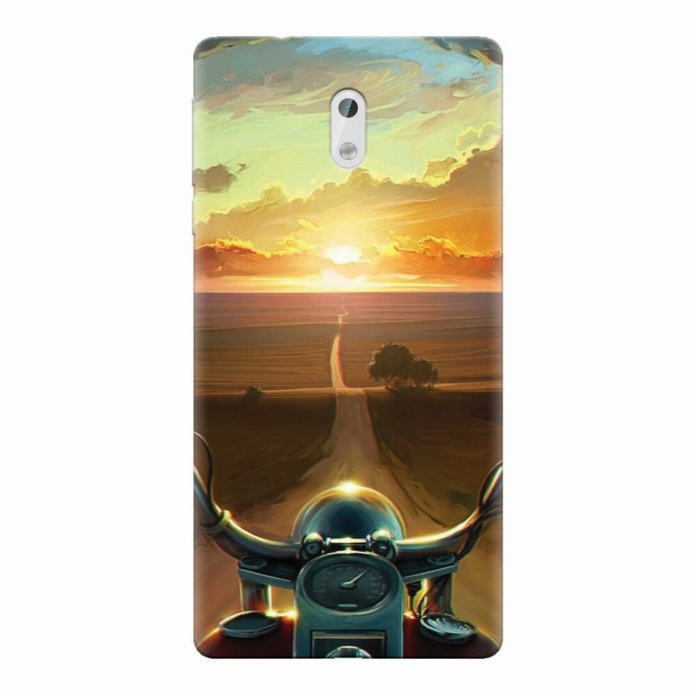 Husa silicon pentru Nokia 3, Country Road