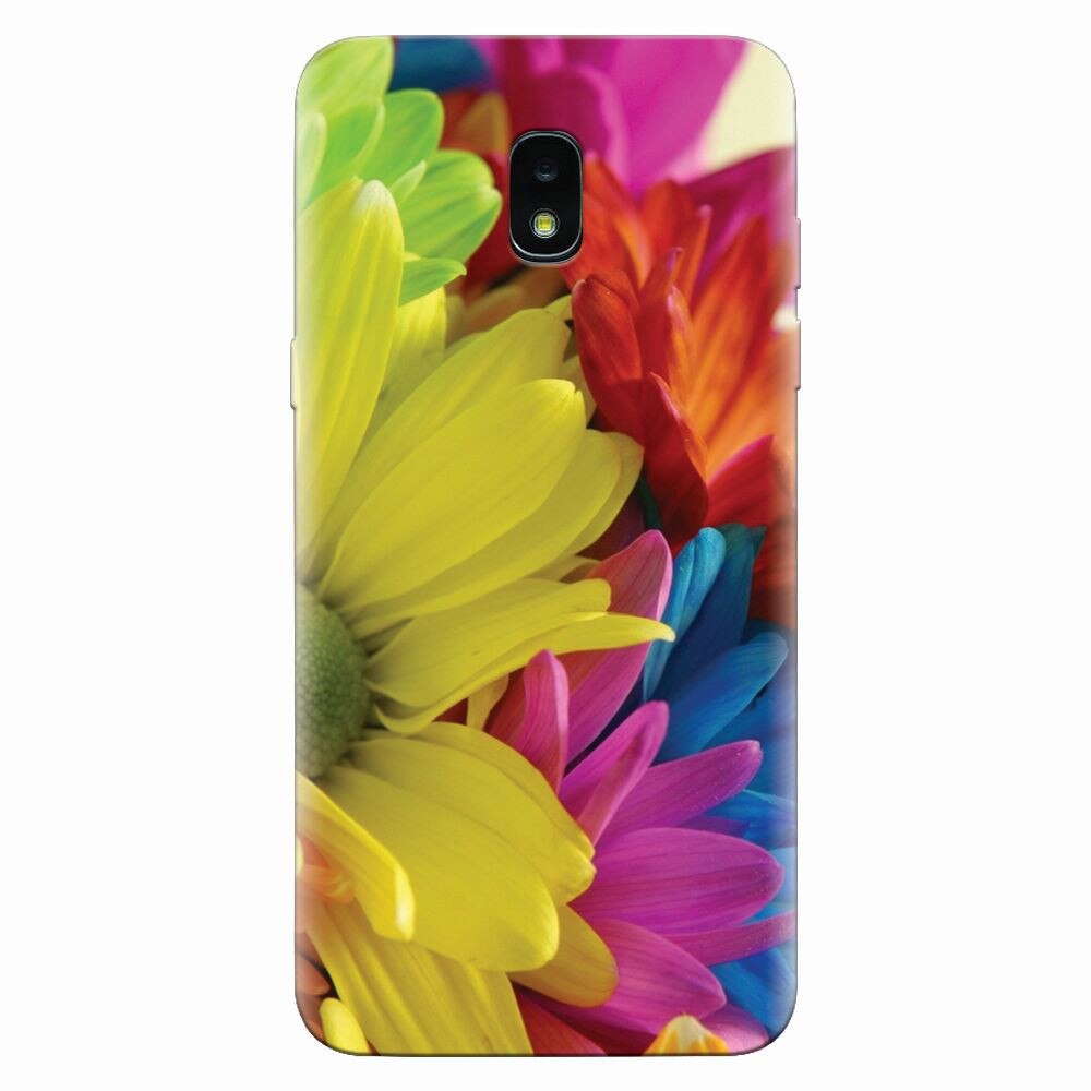 Husa silicon pentru Samsung Galaxy J3 2018, Flower