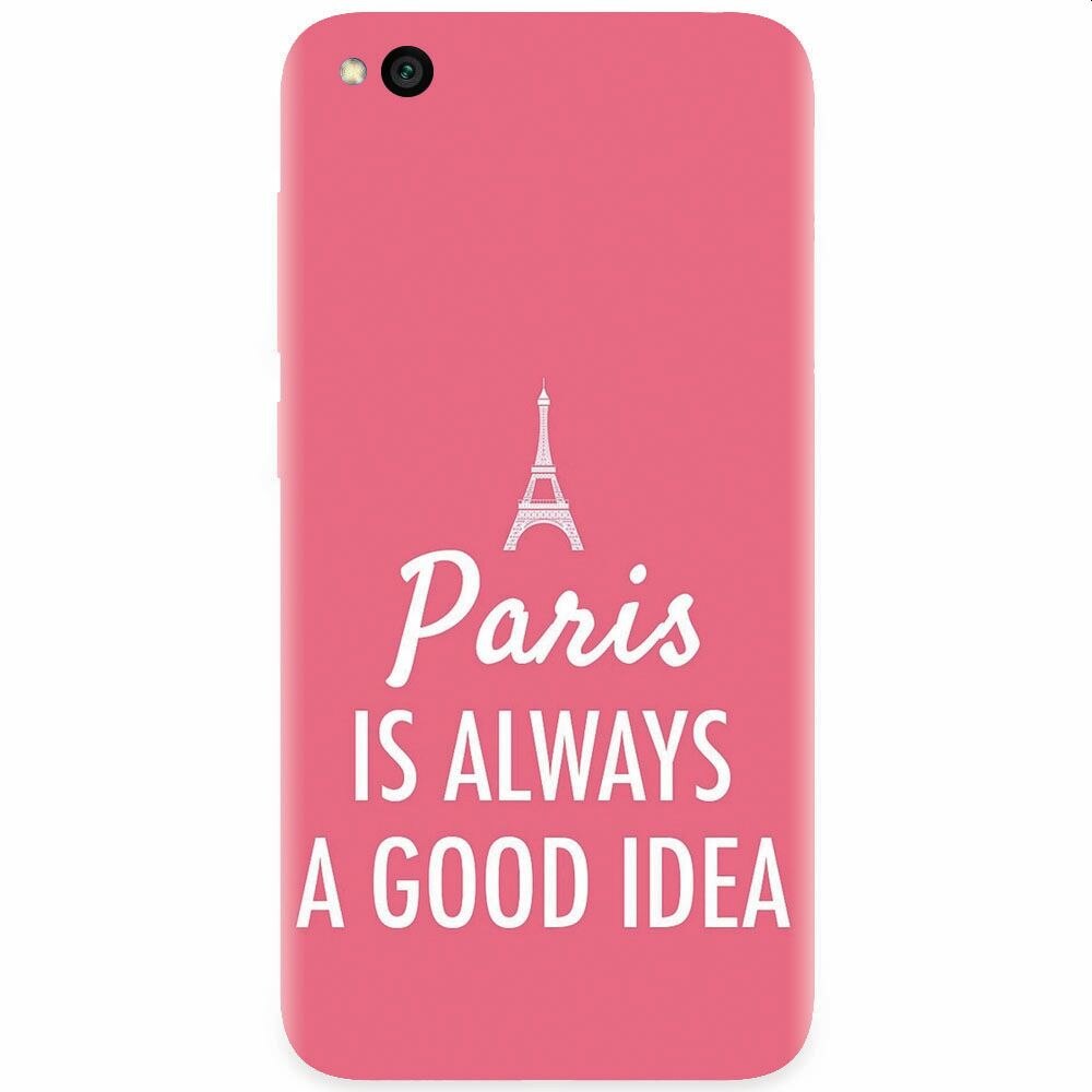 Husa silicon pentru Xiaomi Redmi Go, Paris Is Always A Good Idea