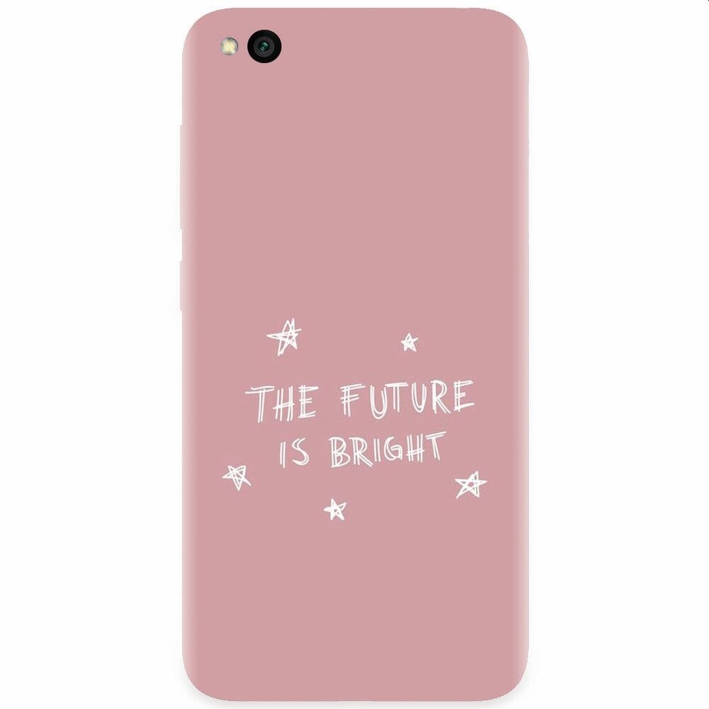 Husa silicon pentru Xiaomi Redmi Go, The Future Is Bright