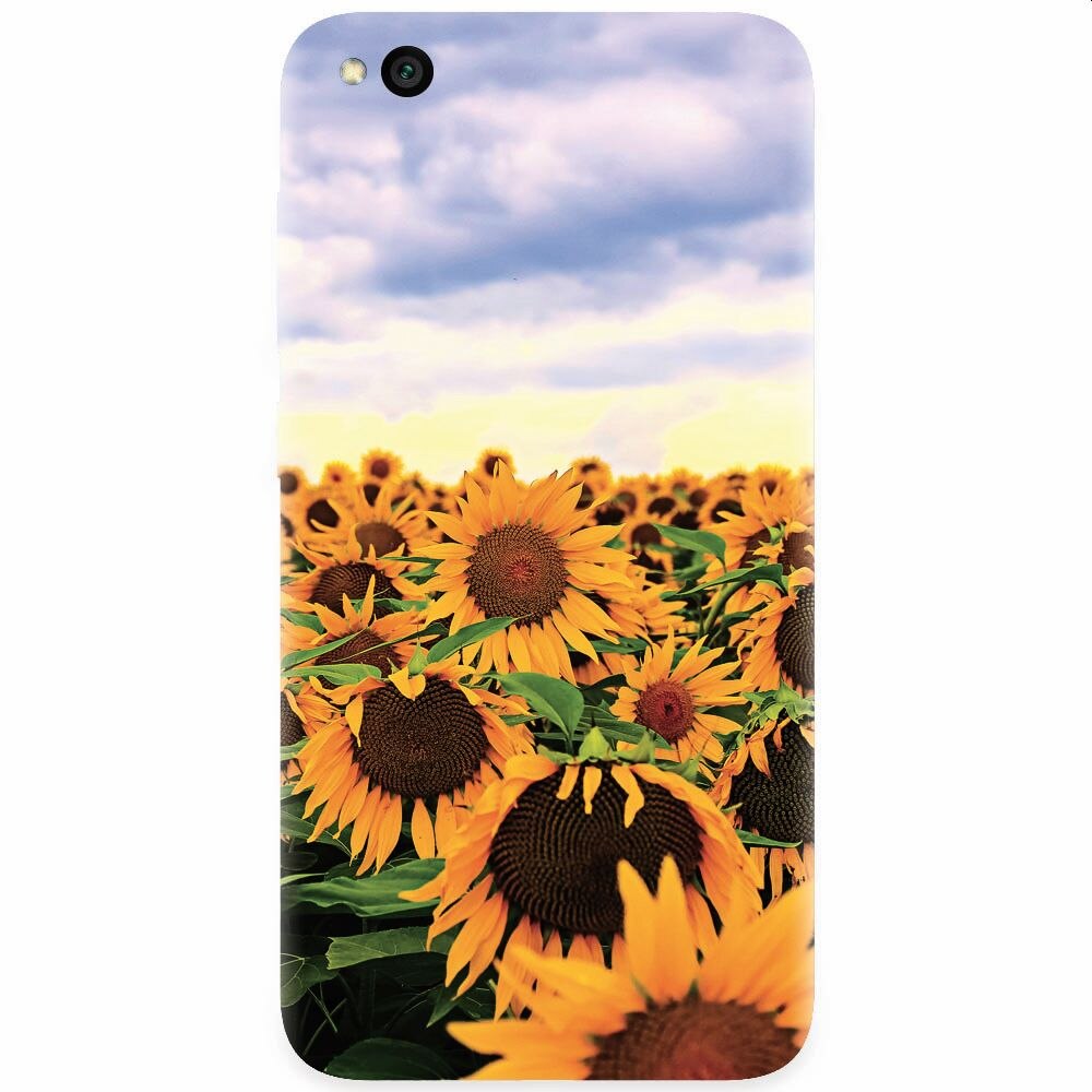 Husa silicon pentru Xiaomi Redmi Go, Sunflowers
