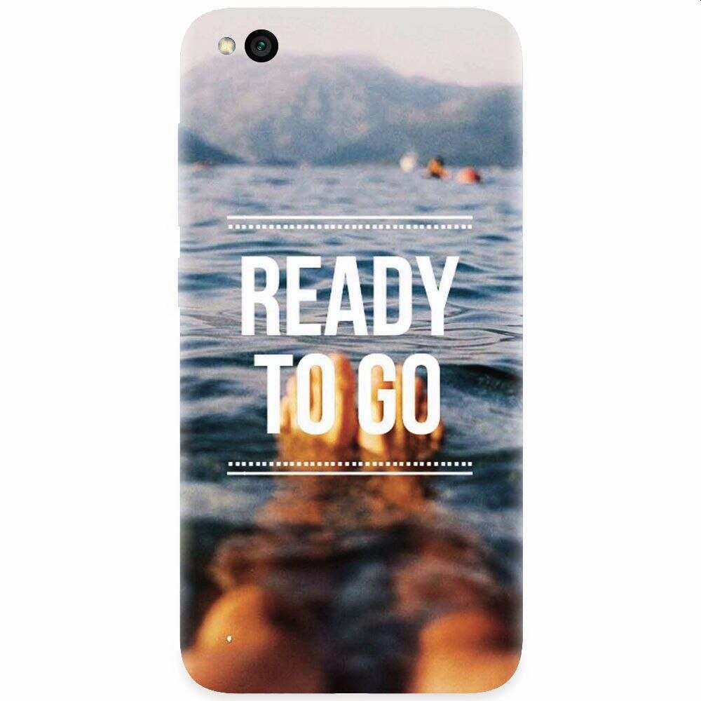 Husa silicon pentru Xiaomi Redmi Go, Ready To Go Swimming