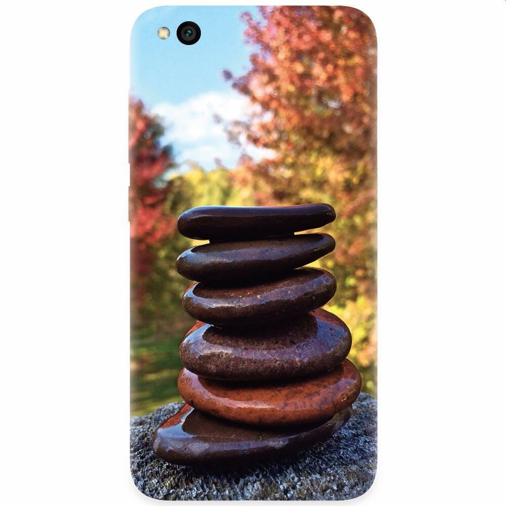 Husa silicon pentru Xiaomi Redmi Go, Stacking Stones