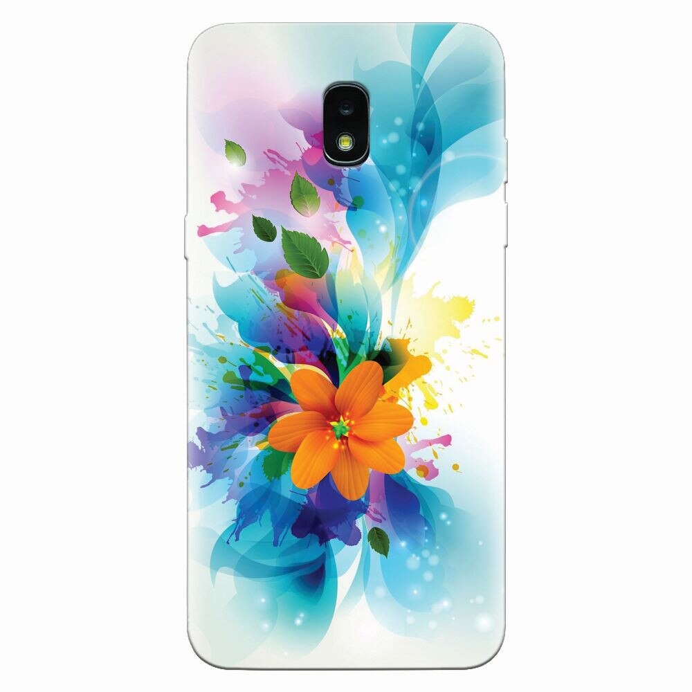 Husa silicon pentru Samsung Galaxy J3 2018, Flower 011