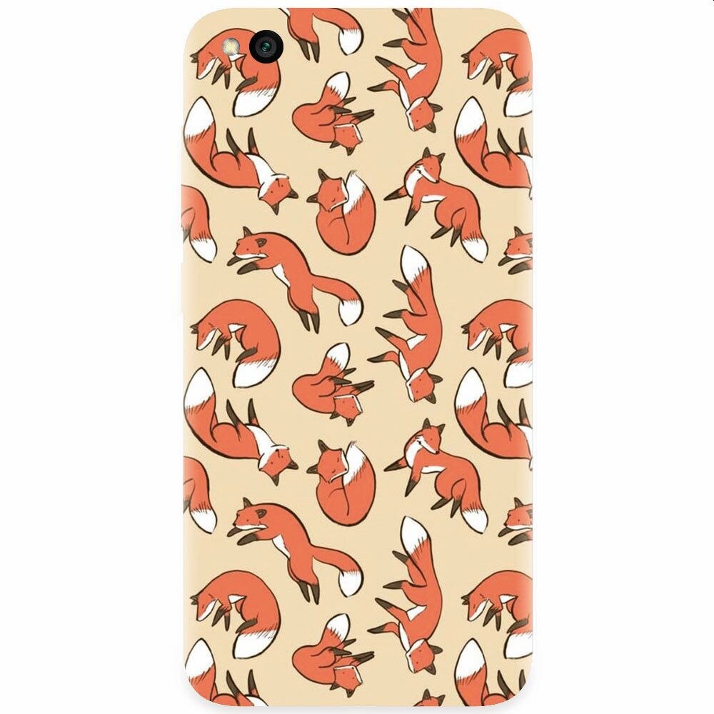 Husa silicon pentru Xiaomi Redmi Go, Red Foxes