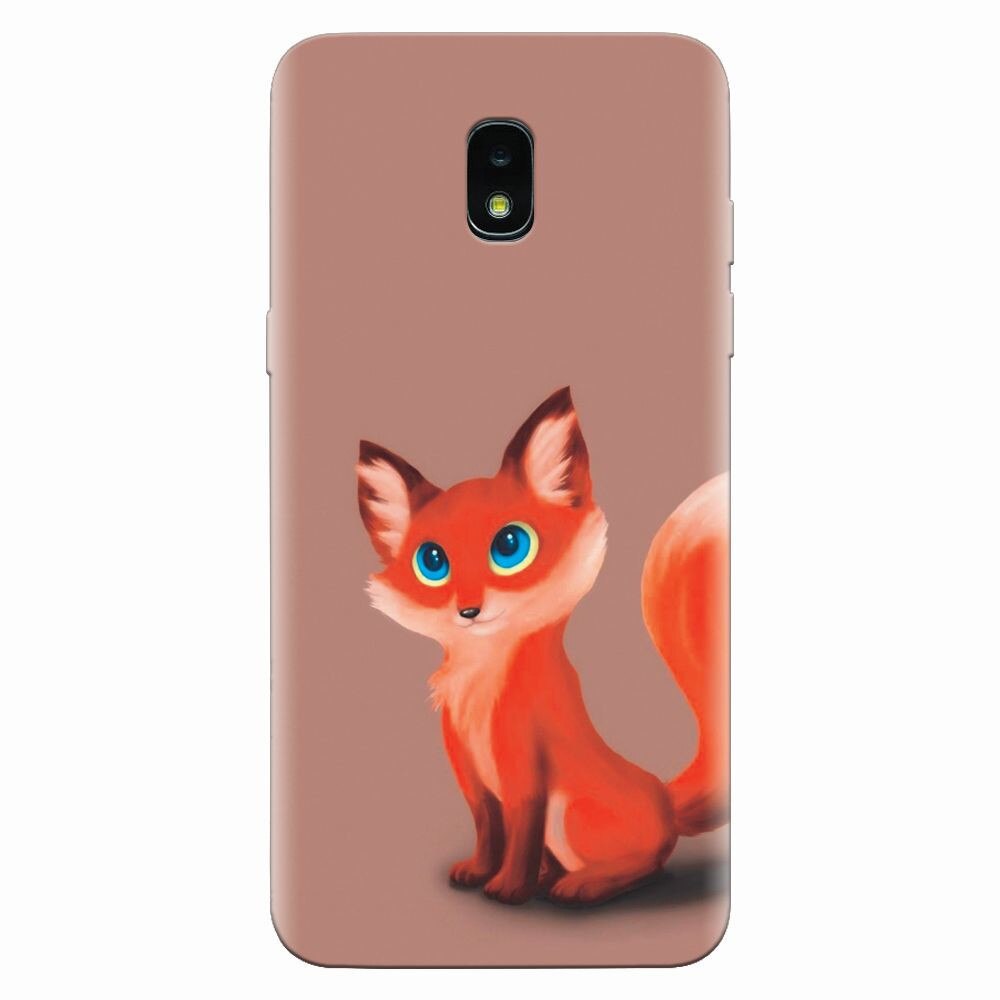 Husa silicon pentru Samsung Galaxy J3 2018, Fox Cartoon Animal And