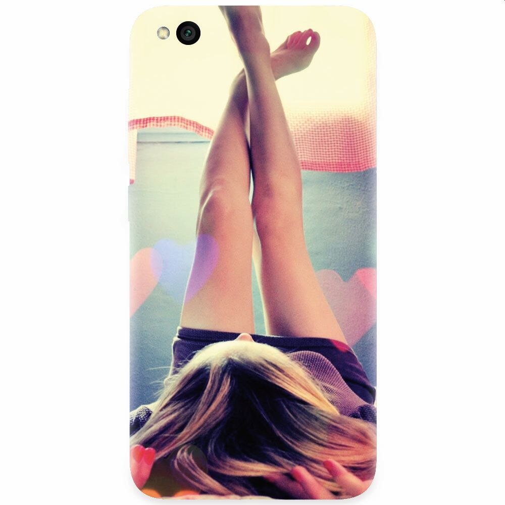 Husa silicon pentru Xiaomi Redmi Go, Relax Girl
