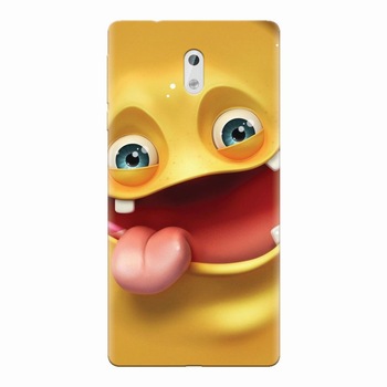 Husa silicon pentru Nokia 3, Cute Monster Husa silicon pentru Nokia 3, Cute Monster