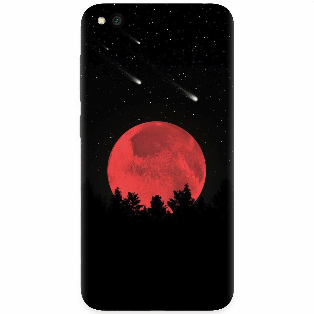 Husa silicon pentru Xiaomi Redmi Go, Blood Moon