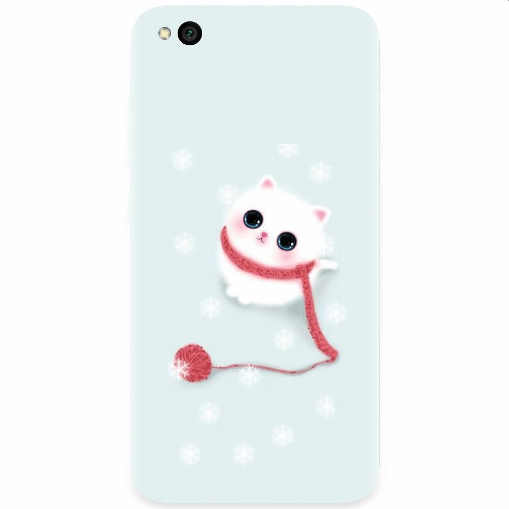 Husa silicon pentru Xiaomi Redmi Go, Cute Cat