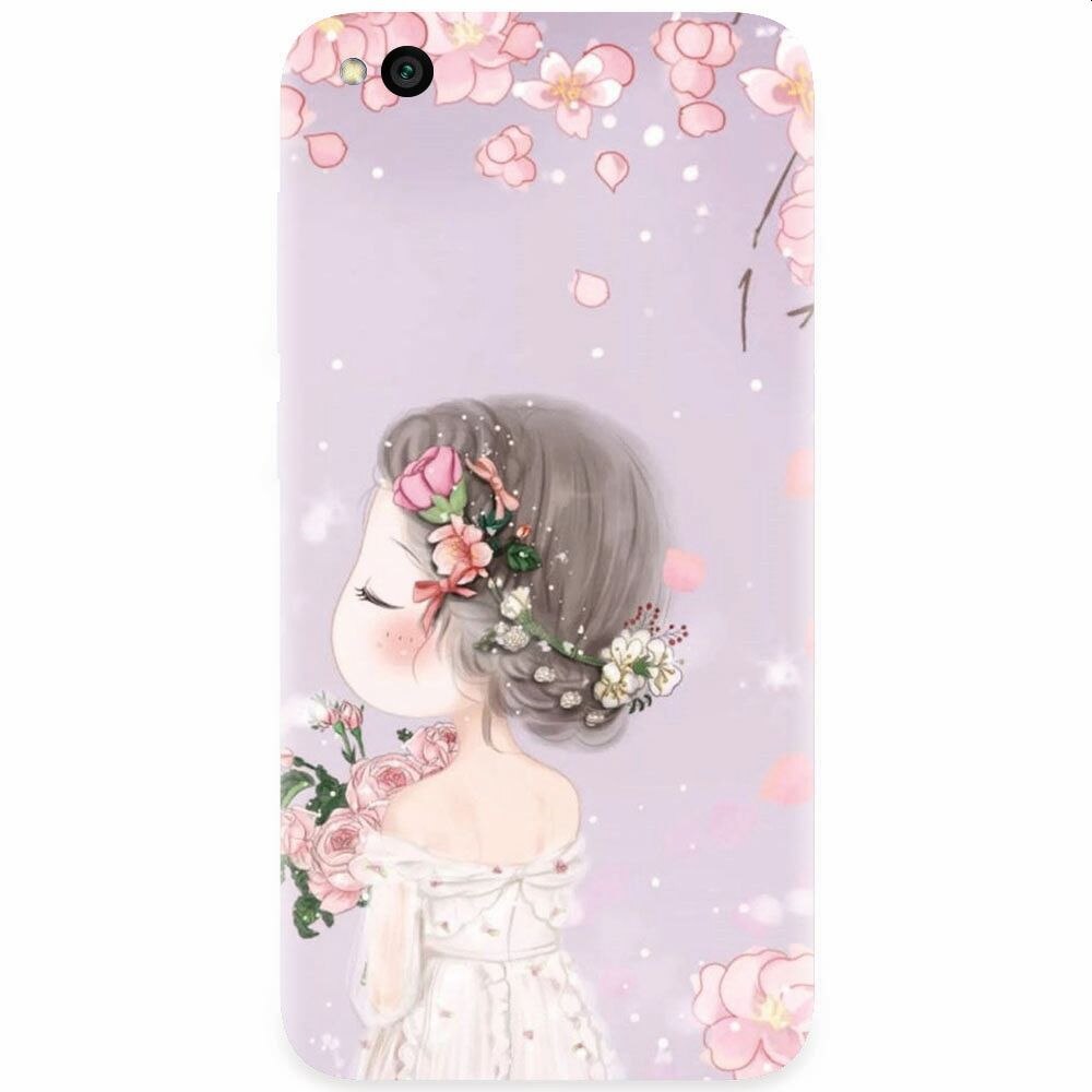 Husa silicon pentru Xiaomi Redmi Go, Girl 001
