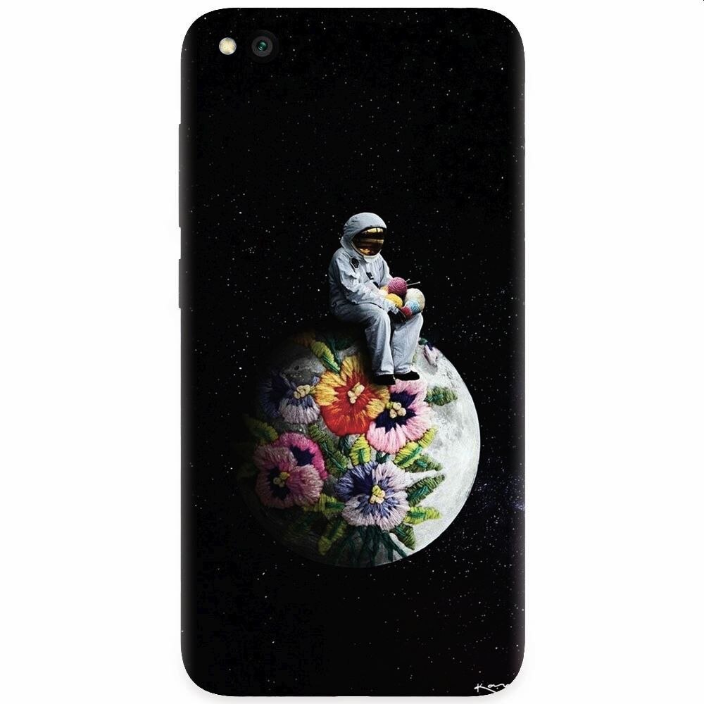 Husa silicon pentru Xiaomi Redmi Go, Astronaut