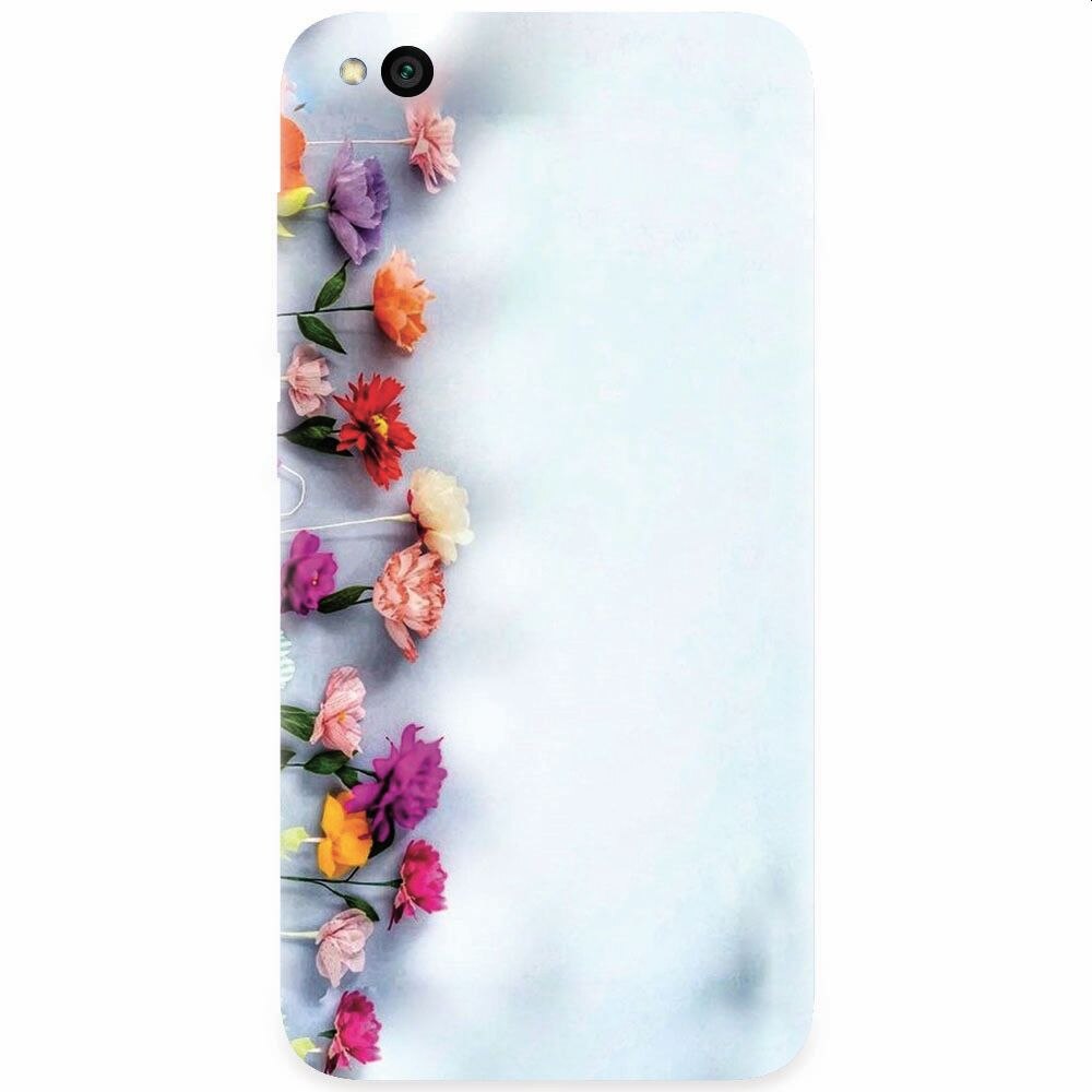 Husa silicon pentru Xiaomi Redmi Go, Flowers