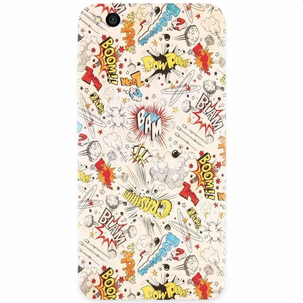 Husa silicon pentru Xiaomi Redmi Go, Vintage Comic