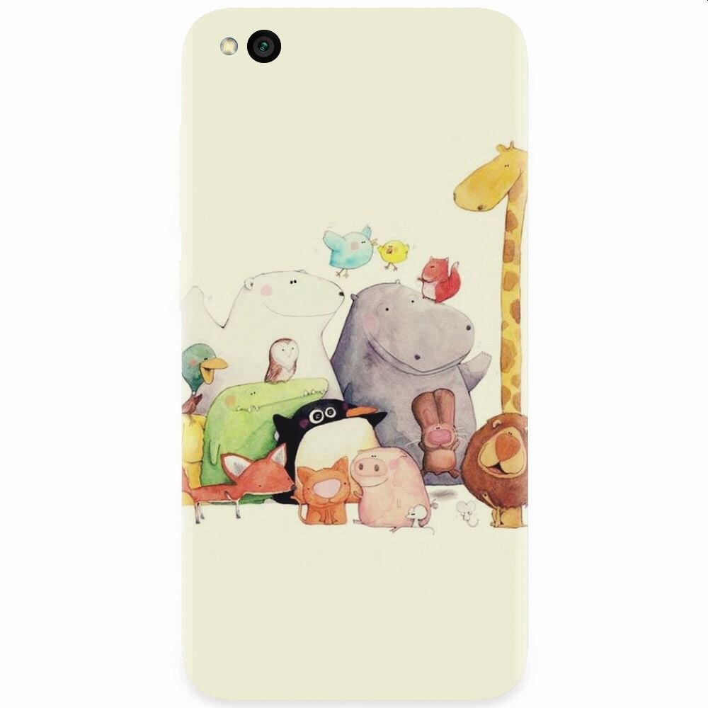 Husa silicon pentru Xiaomi Redmi Go, Cute Cartoon Animals