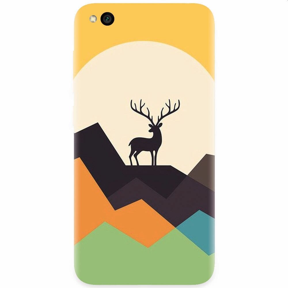 Husa silicon pentru Xiaomi Redmi Go, Abstract Deer