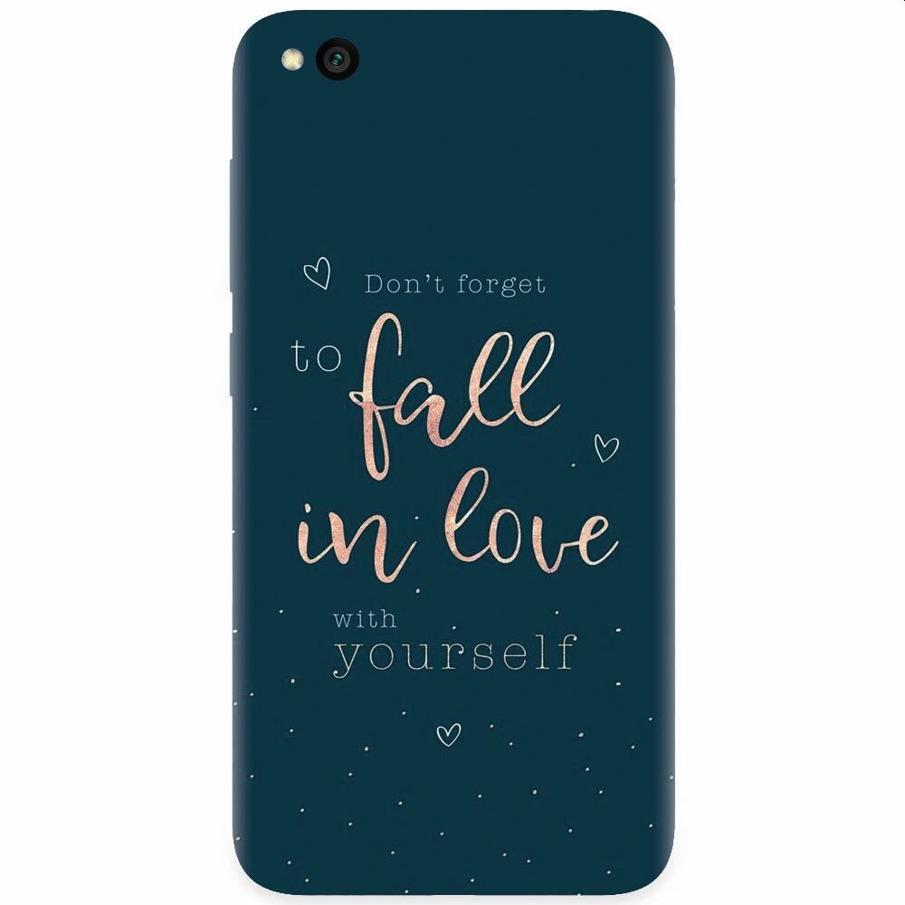 Husa silicon pentru Xiaomi Redmi Go, Fall In Love