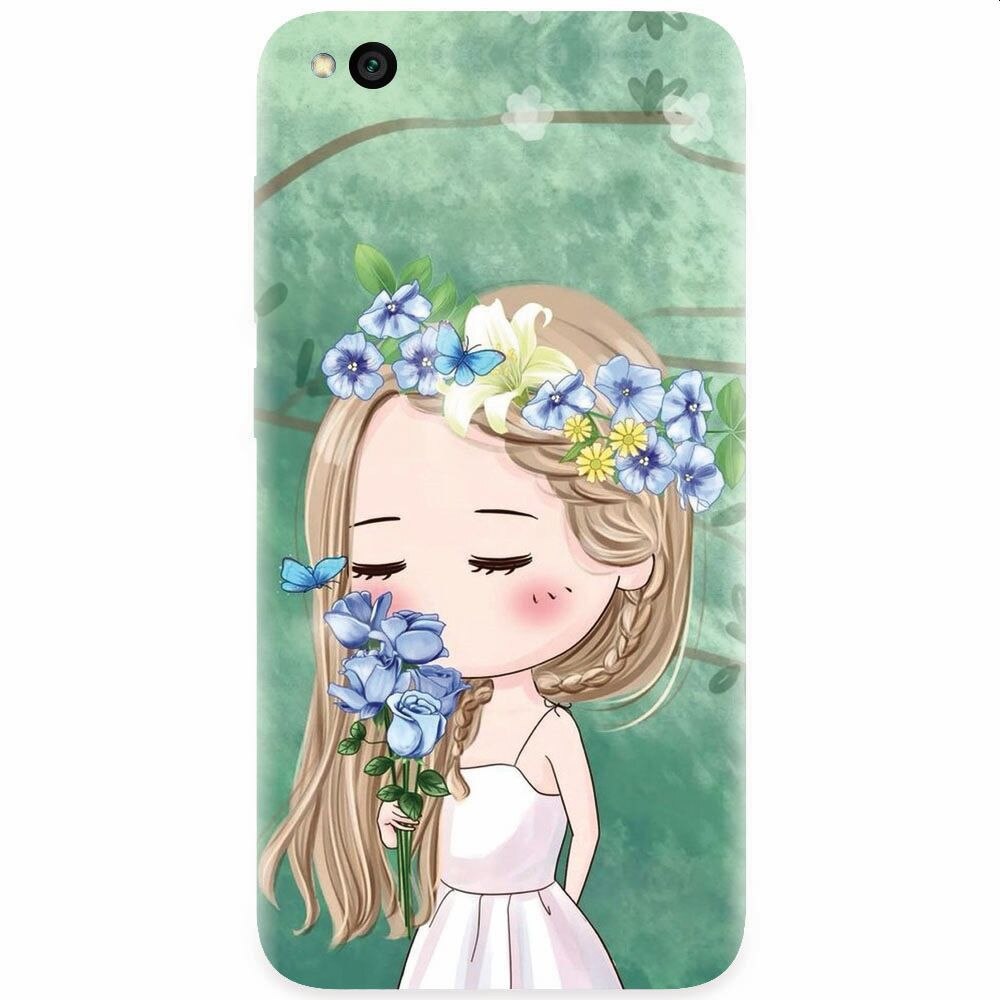 Husa silicon pentru Xiaomi Redmi Go, Girl