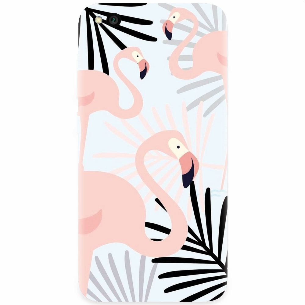 Husa silicon pentru Xiaomi Redmi Go, Flamingo