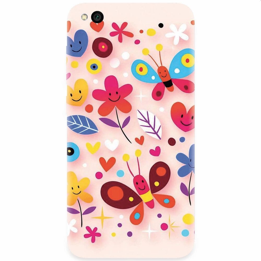 Husa silicon pentru Xiaomi Redmi Go, Butterfly 102