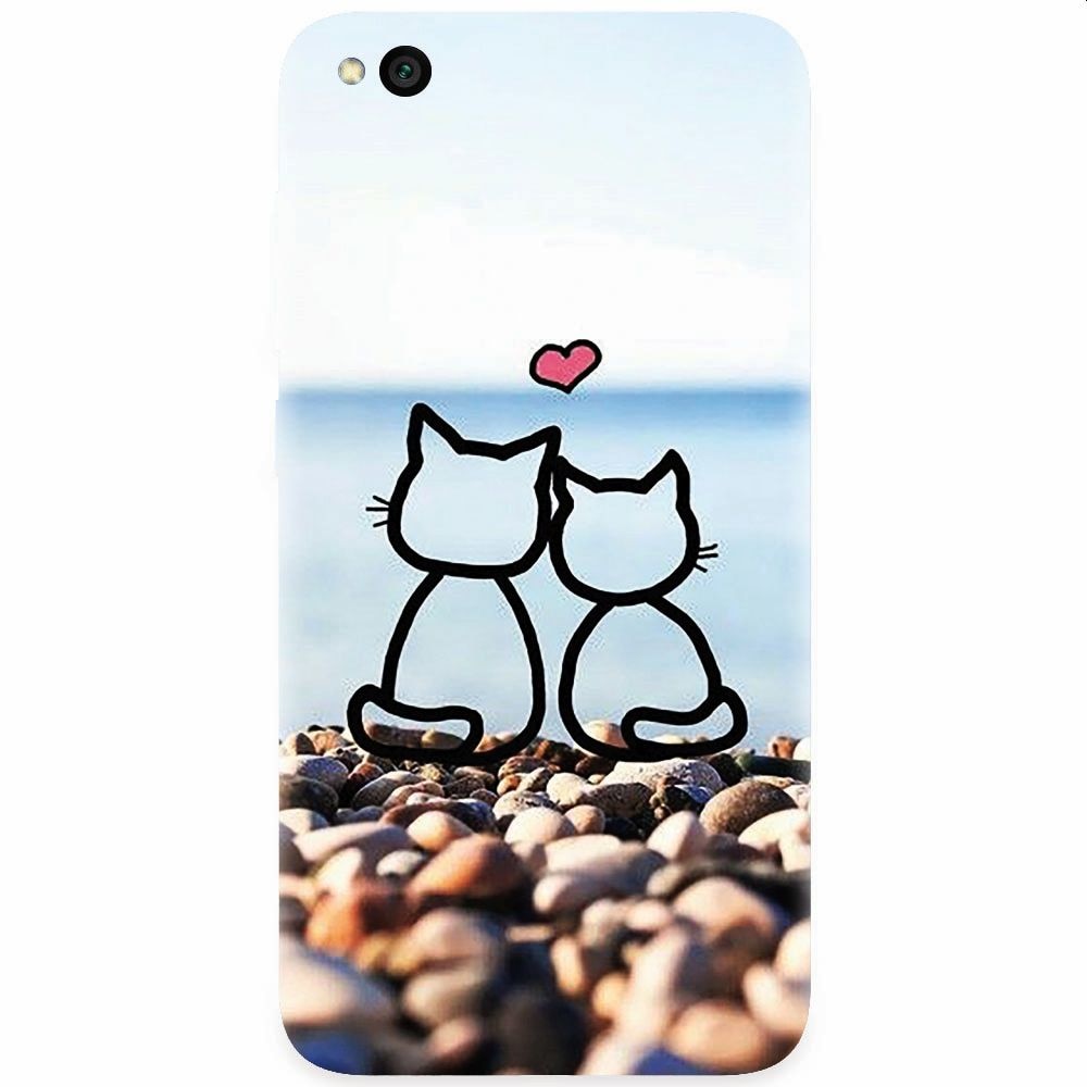 Husa silicon pentru Xiaomi Redmi Go, In Love Cats