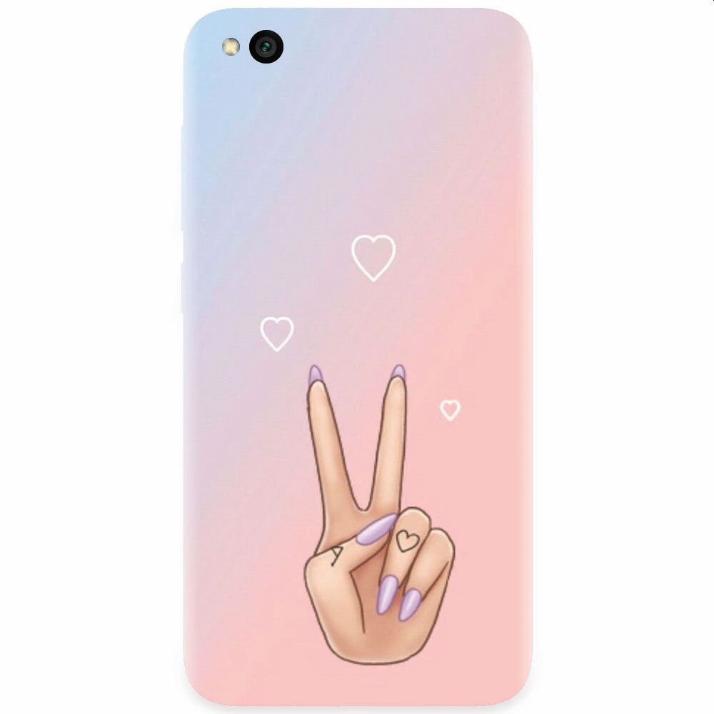 Husa silicon pentru Xiaomi Redmi Go, Victory Love
