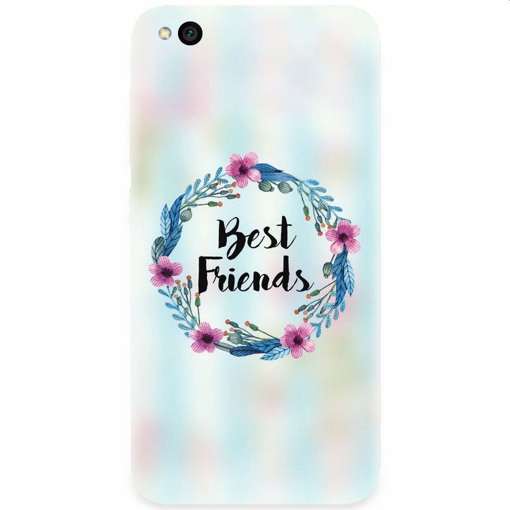 Husa silicon pentru Xiaomi Redmi Go, Best Friends 001
