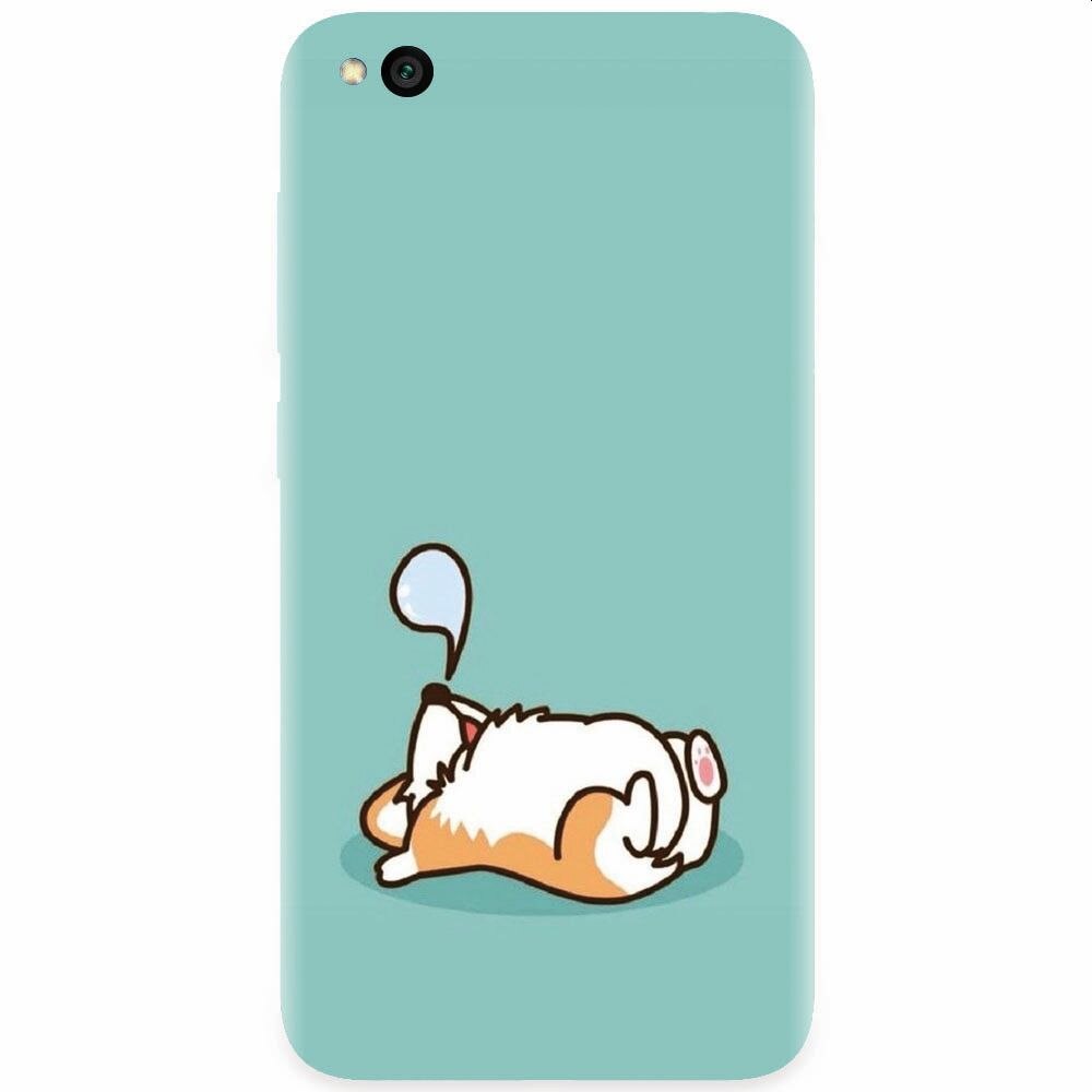 Husa silicon pentru Xiaomi Redmi Go, Cute Corgi