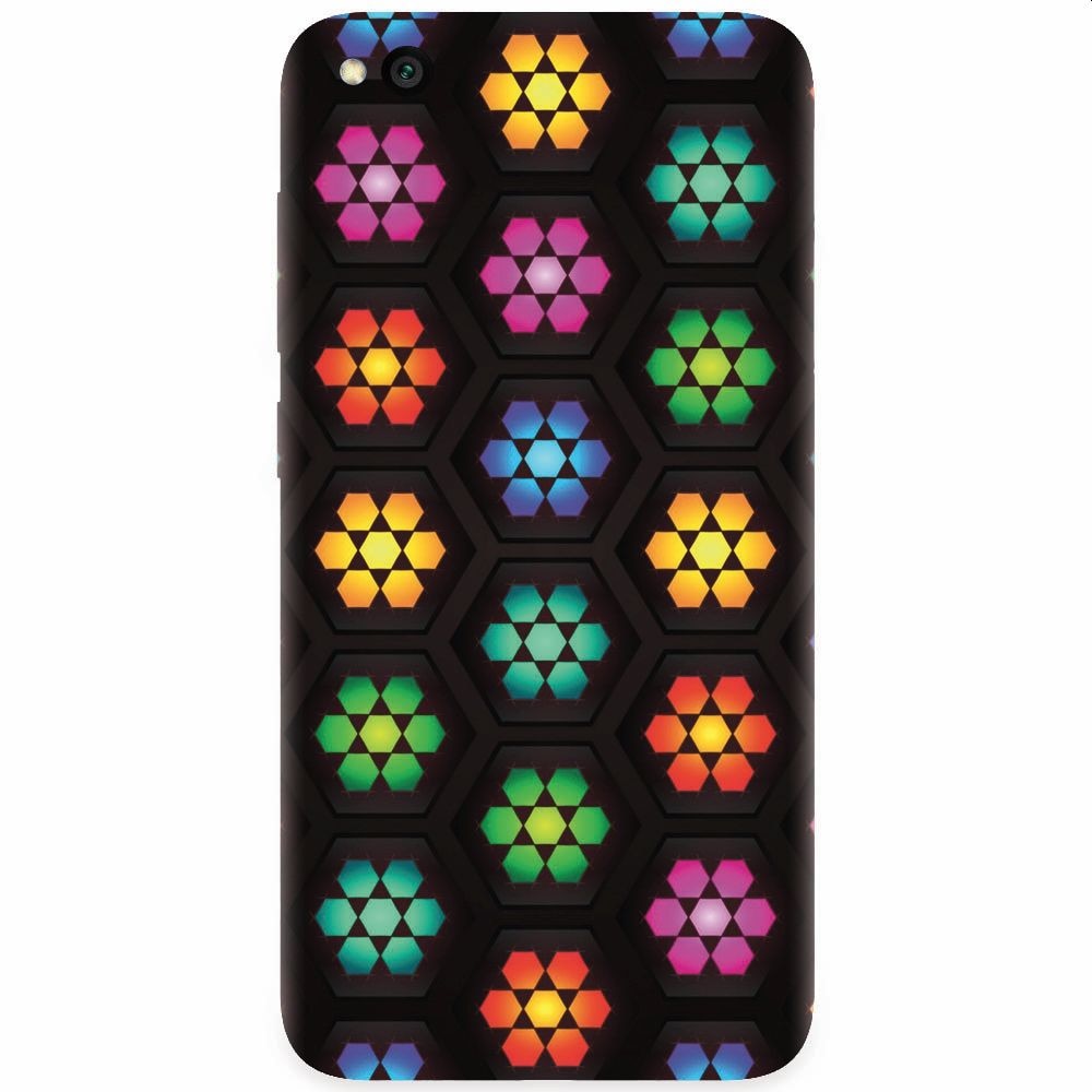 Husa silicon pentru Xiaomi Redmi Go, Kaleidoscope Mosaic Patterns