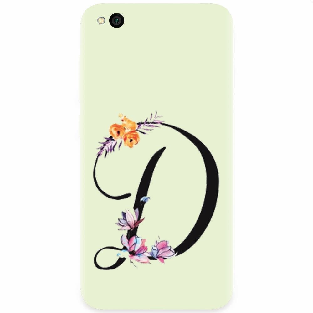 Husa silicon pentru Xiaomi Redmi Go, Litera D
