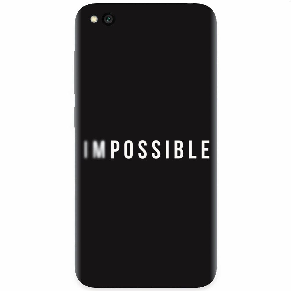 Husa silicon pentru Xiaomi Redmi Go, Impossible