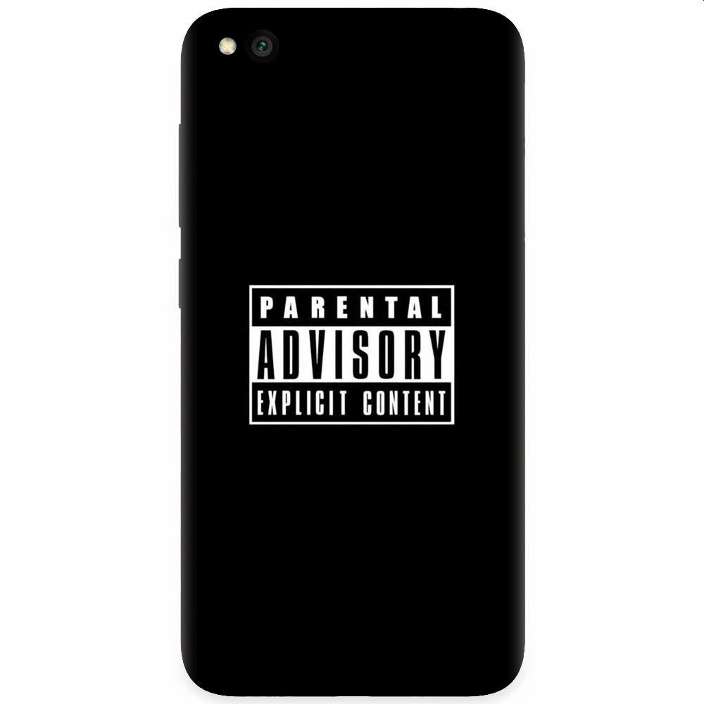 Husa silicon pentru Xiaomi Redmi Go, Parental Advisory