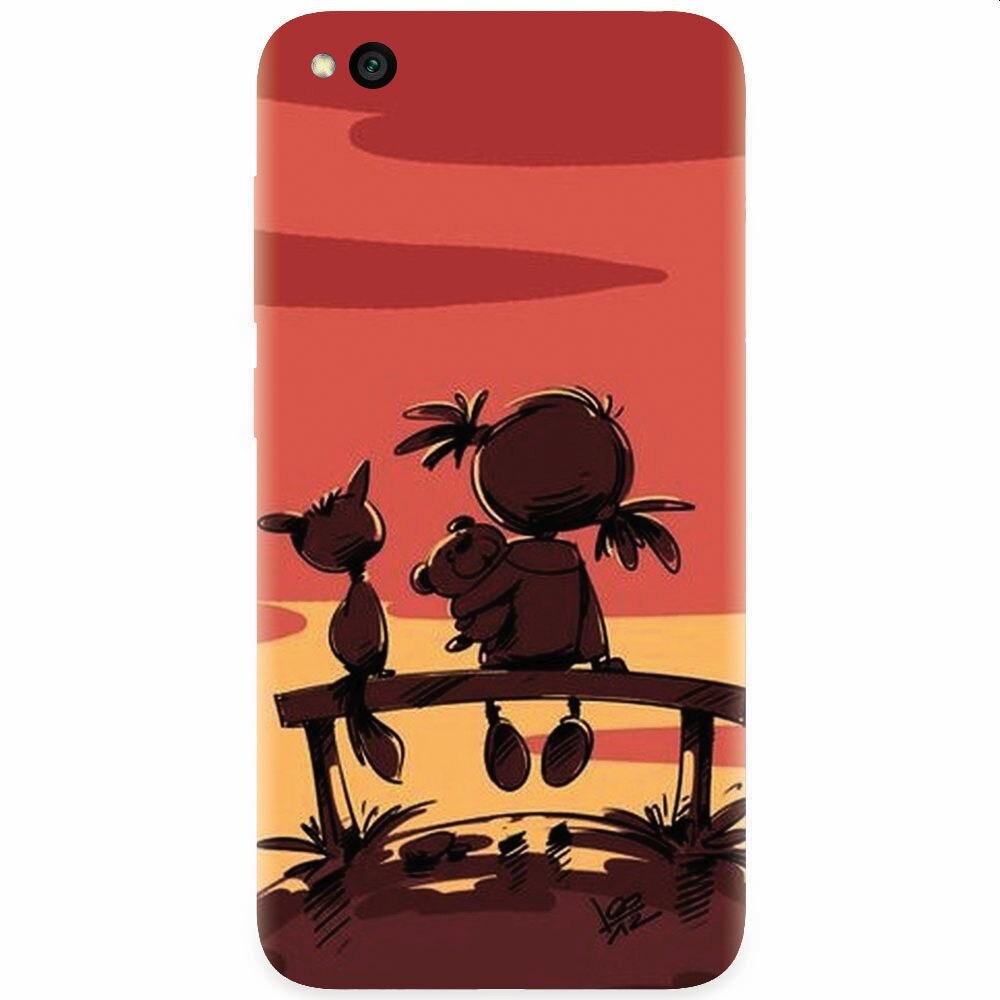 Husa silicon pentru Xiaomi Redmi Go, Lovely Sunsets