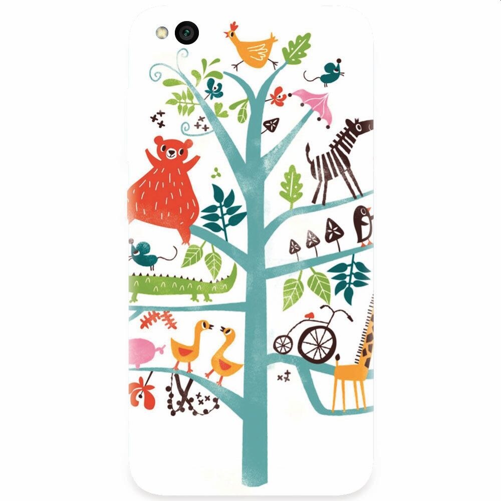 Husa silicon pentru Xiaomi Redmi Go, Tree