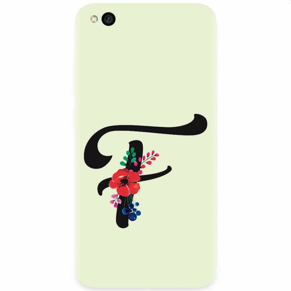 Husa silicon pentru Xiaomi Redmi Go, Litera F