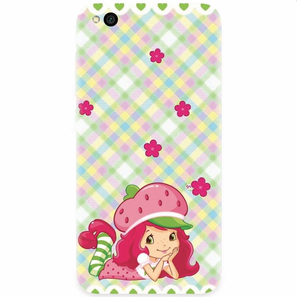 Husa silicon pentru Xiaomi Redmi Go, Strawberry Girl