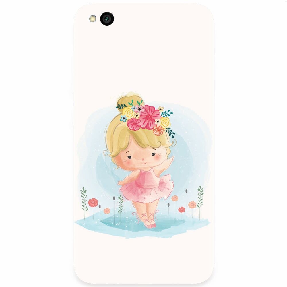 Husa silicon pentru Xiaomi Redmi Go, Balerina