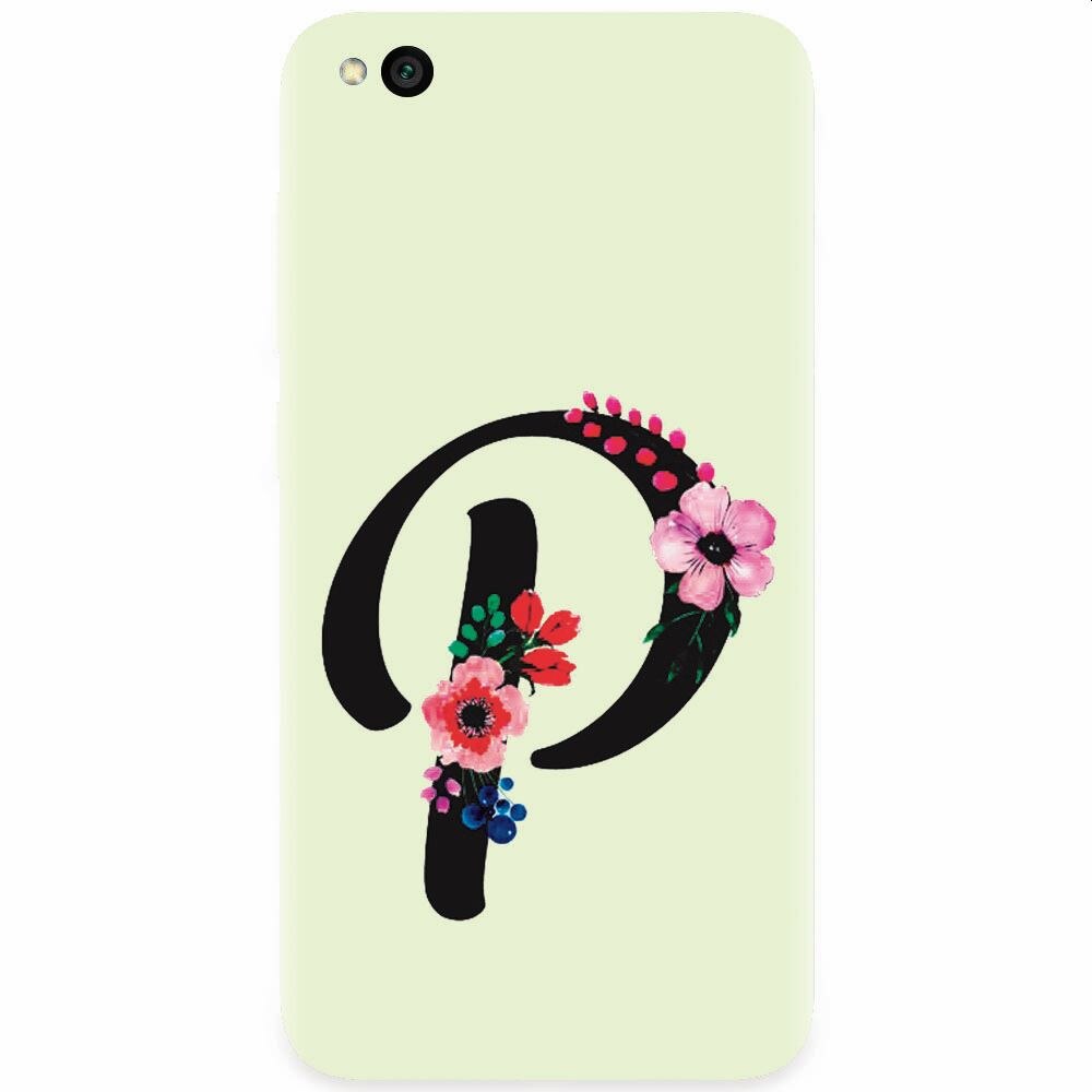 Husa silicon pentru Xiaomi Redmi Go, Litera P