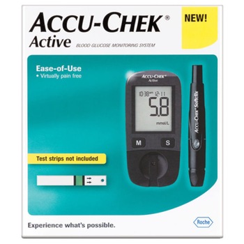 Glucometru Accu-chek Active + 110 Teste, mmol/l Glucometru Accu-chek Active + 110 Teste, mmol/l