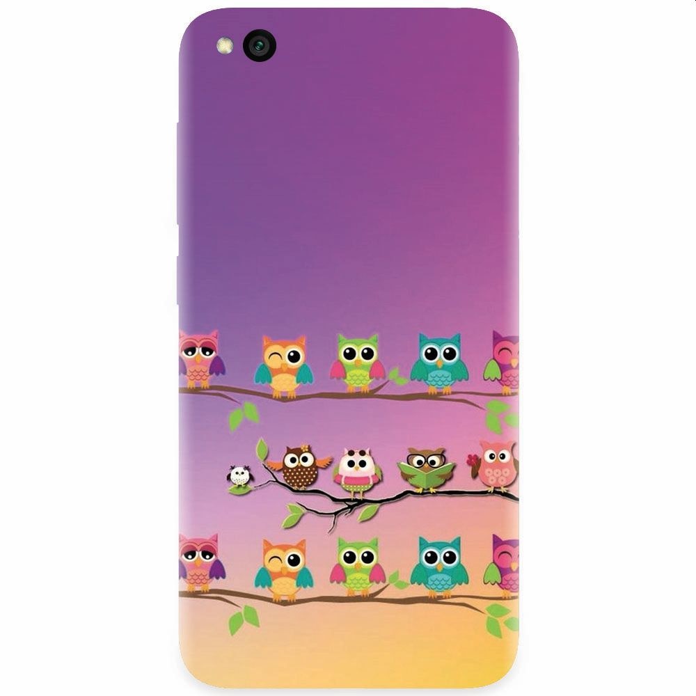 Husa silicon pentru Xiaomi Redmi Go, Owls