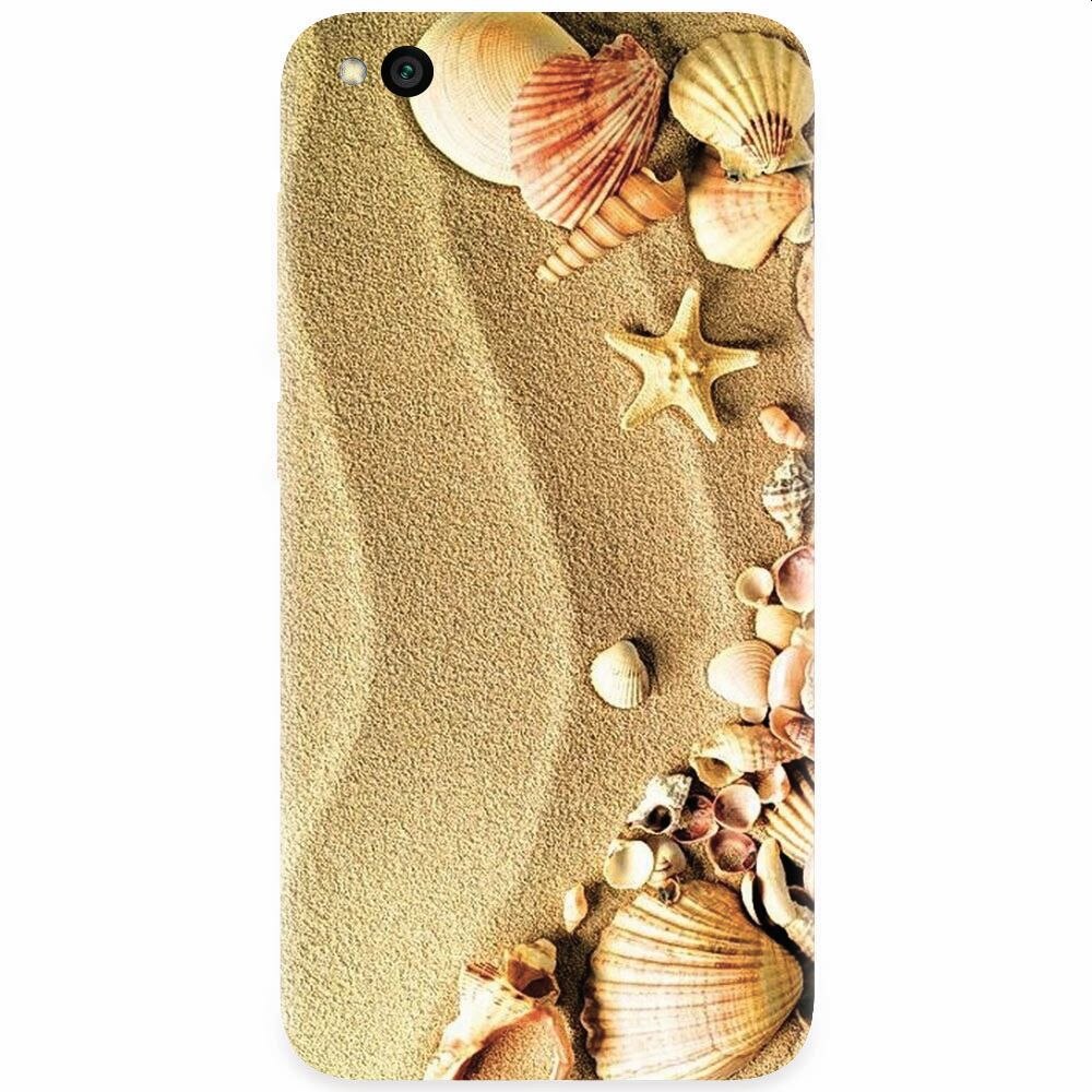 Husa silicon pentru Xiaomi Redmi Go, Beach Sand Gold