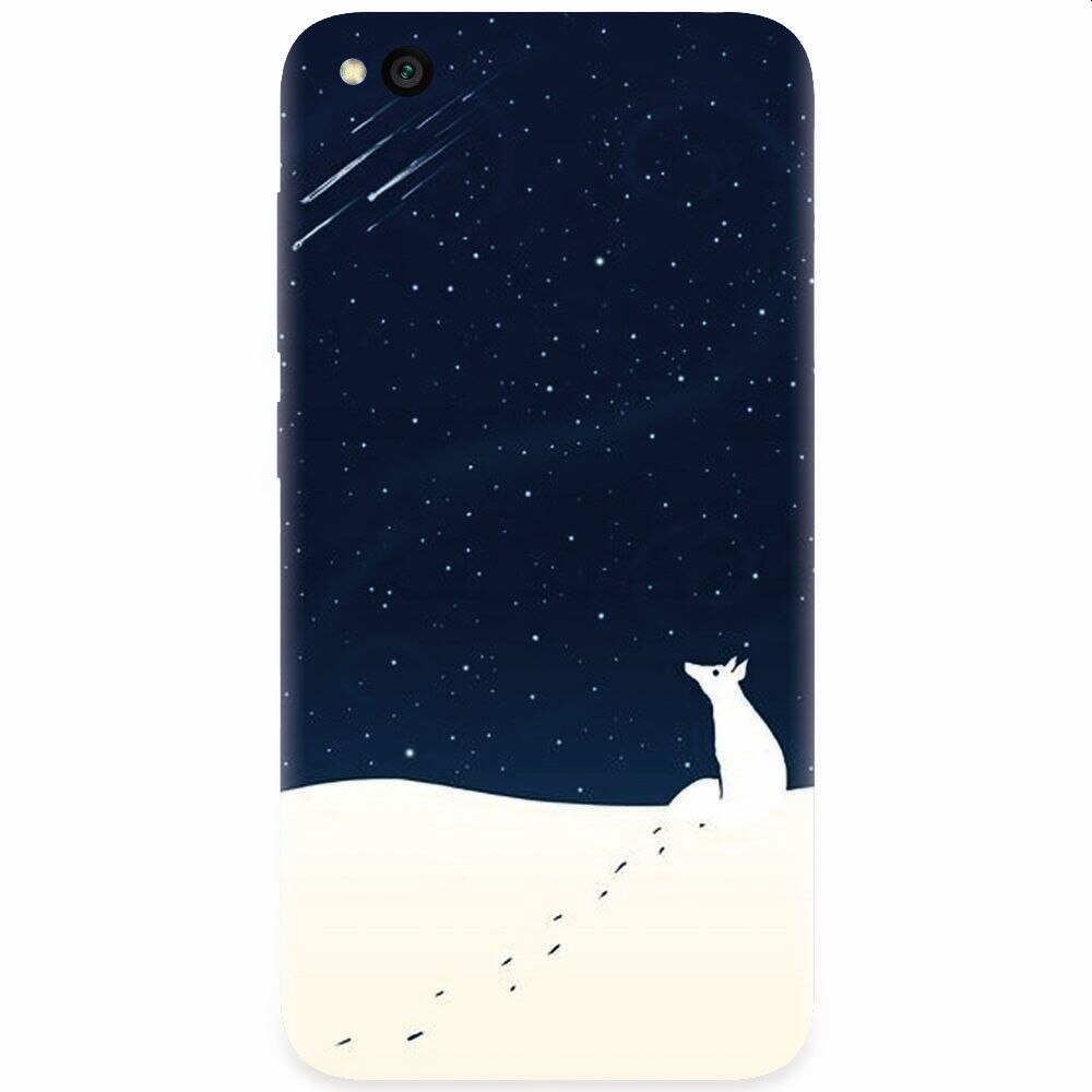 Husa silicon pentru Xiaomi Redmi Go, Winter Night