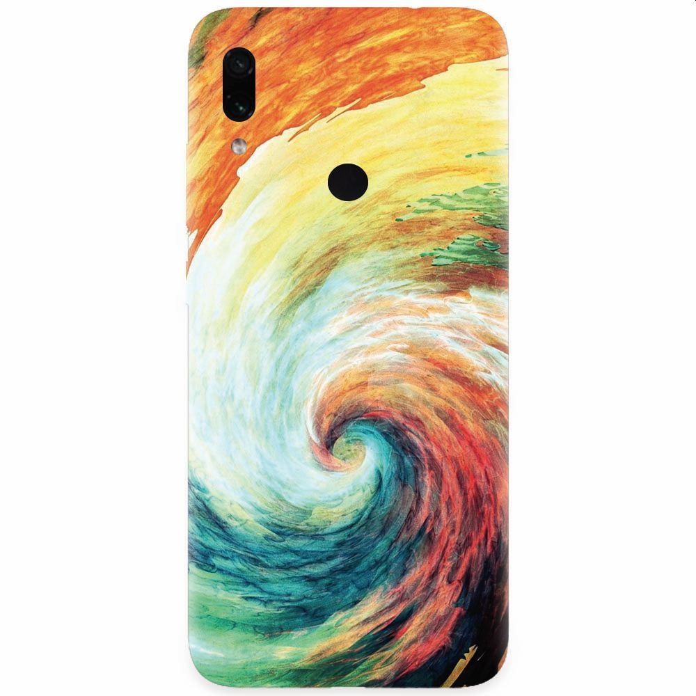Husa silicon pentru Xiaomi Redmi Note 7, Big Wave Painting