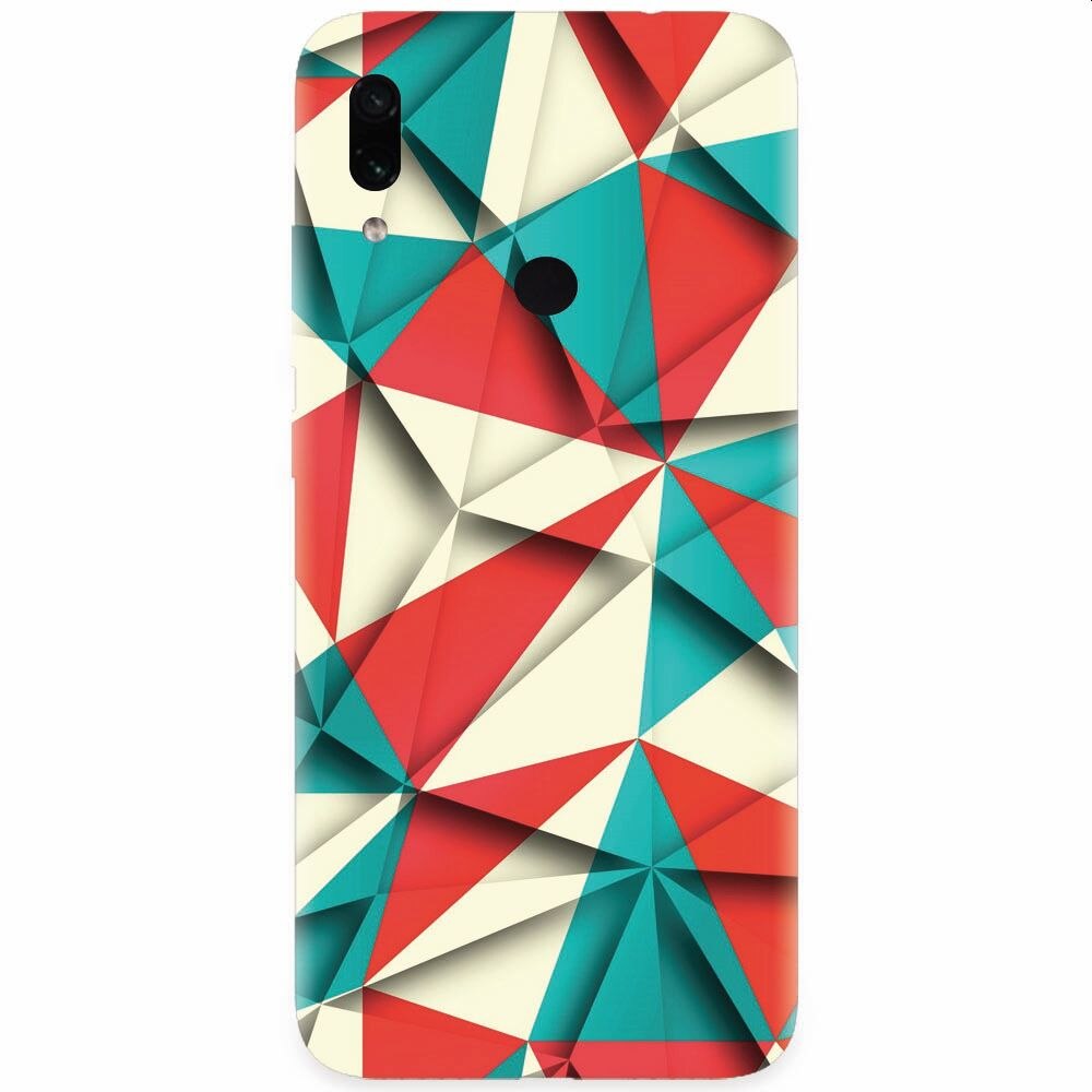 Husa silicon pentru Xiaomi Redmi Note 7, Abstract Vector