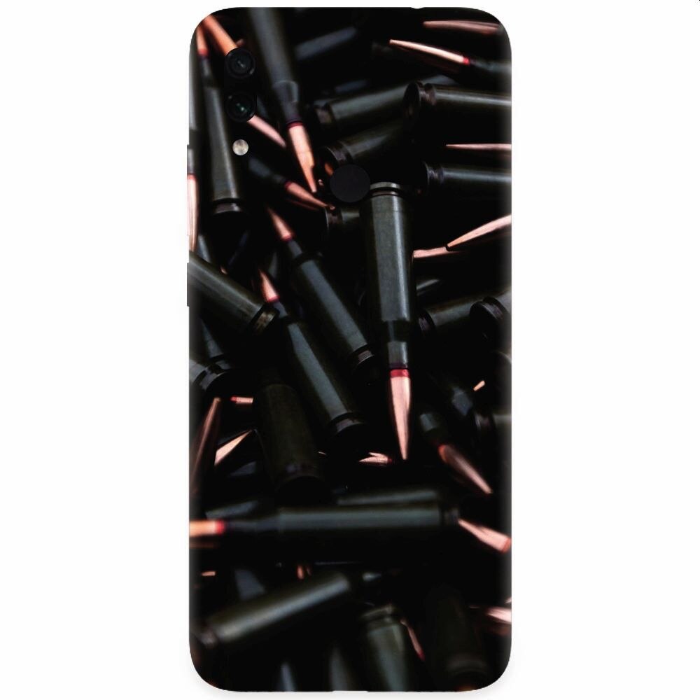 Husa silicon pentru Xiaomi Redmi Note 7, Ammunition Bullets