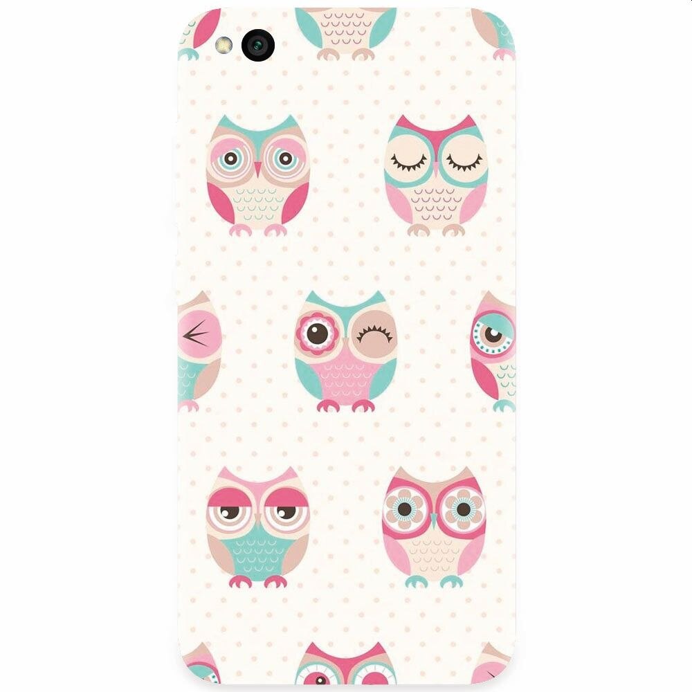 Husa silicon pentru Xiaomi Redmi Go, Owl Pattern