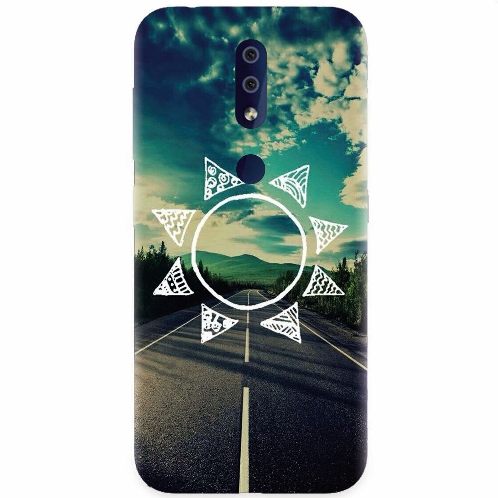 Husa silicon pentru Nokia 4.2, Sun On The Road