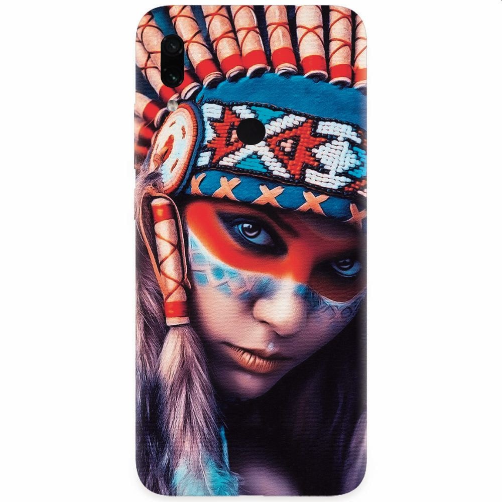 Husa silicon pentru Xiaomi Redmi Note 7, Attractive Girl Model