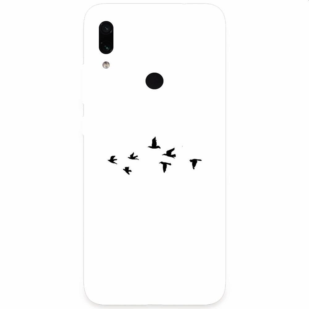 Husa silicon pentru Xiaomi Redmi Note 7, Birds